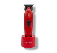 Load image into Gallery viewer, Cocco Hyper Veloce Pro Cordless Trimmer w/ Digital Gap Ambassador Graphene Blade + Charging Stand