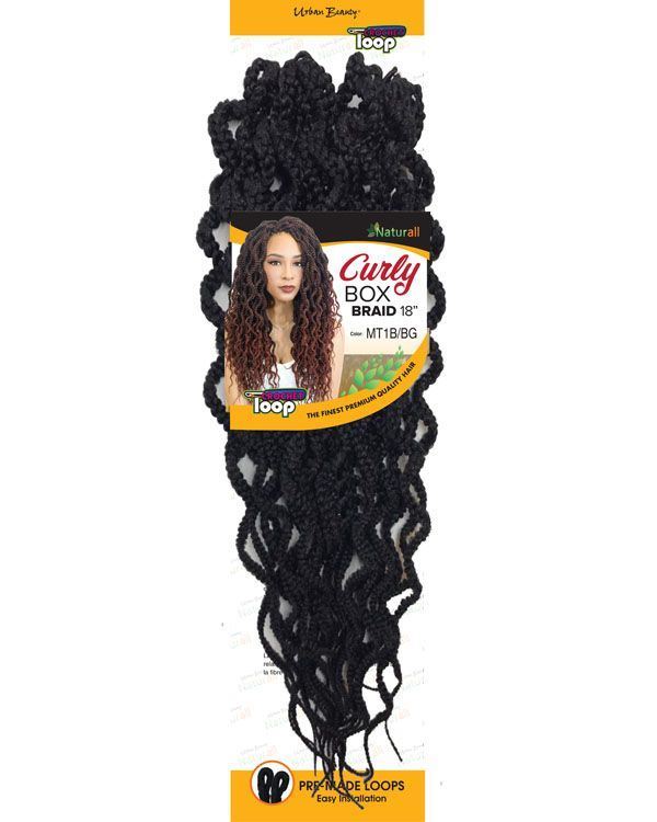 Urban beauty curly box braid 18