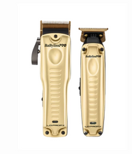 Load image into Gallery viewer, BaBylissPRO Lo-ProFX Limited Edition High Performance Gold Clipper & Trimmer Combo (FXHOLPKLP-G)