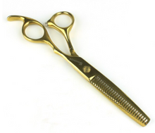 Load image into Gallery viewer, Barber Shears - Assorted in Gold, Black and Gold, Silver, and Blue