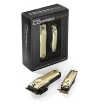 Load image into Gallery viewer, BaBylissPRO Lo-ProFX Limited Edition High Performance Gold Clipper & Trimmer Combo (FXHOLPKLP-G)