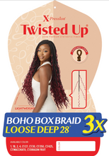 Load image into Gallery viewer, Outre Boho Box Braid Loose Deep 28&quot;
