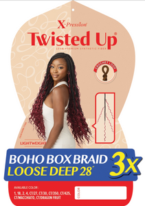 Outre Boho Box Braid Loose Deep 28"