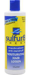 Sulfur 8 Fresh Medicated Anti-Dandruff Moisturizing Hair Lotion 12 fl oz.