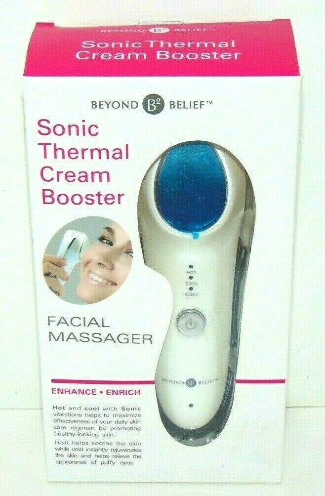 Beyond Belief Sonic Thermal Cream Booster Facial Massager