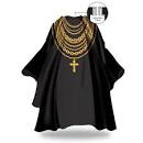 Blackice Golden King Barber Cape 59" X 55"