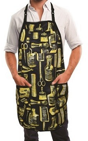 Betty Dain Limited Edition Vintage Gold Barber Apron