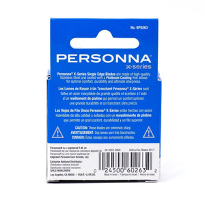 Personna X-Series Single Edge Blades