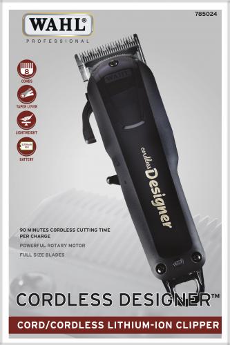 Wahl Cordless Designer Lithium-Ion Clipper