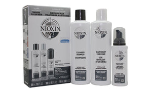 Nioxin 5 Cleanser Shampoo, Scalp Therapy Conditioner, and Scalp & Hair Treatment Set (3-Piece)
