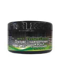 Men's Texture My Way Texture control hair softener and scalp conditioner, 3.5 oz